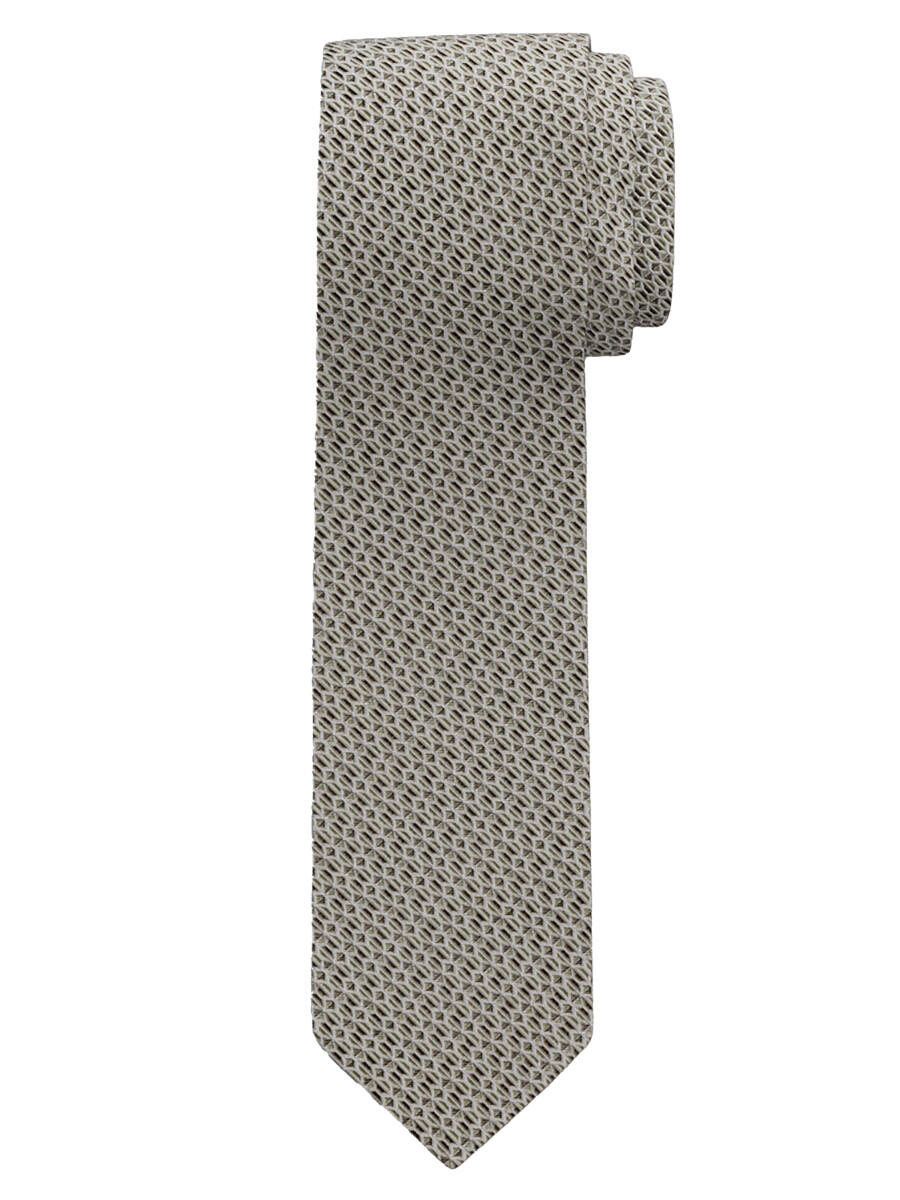 OLYMP - Krawatte 6.5cm braun/grün von OLYMP