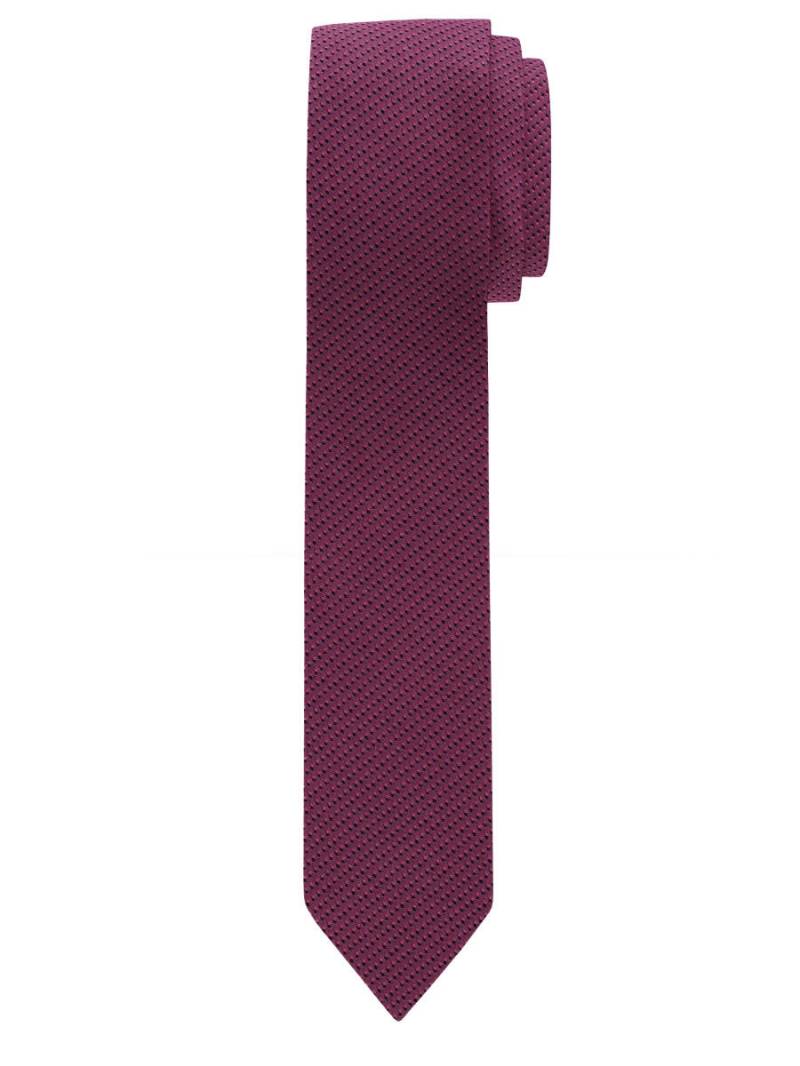 OLYMP - Krawatte Super Slim 5 Cm violet/pink von OLYMP