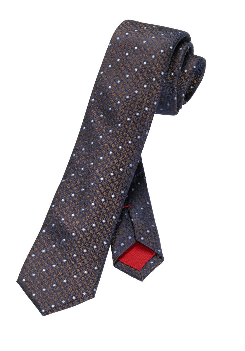 OLYMP - Krawatte braun/blau von OLYMP