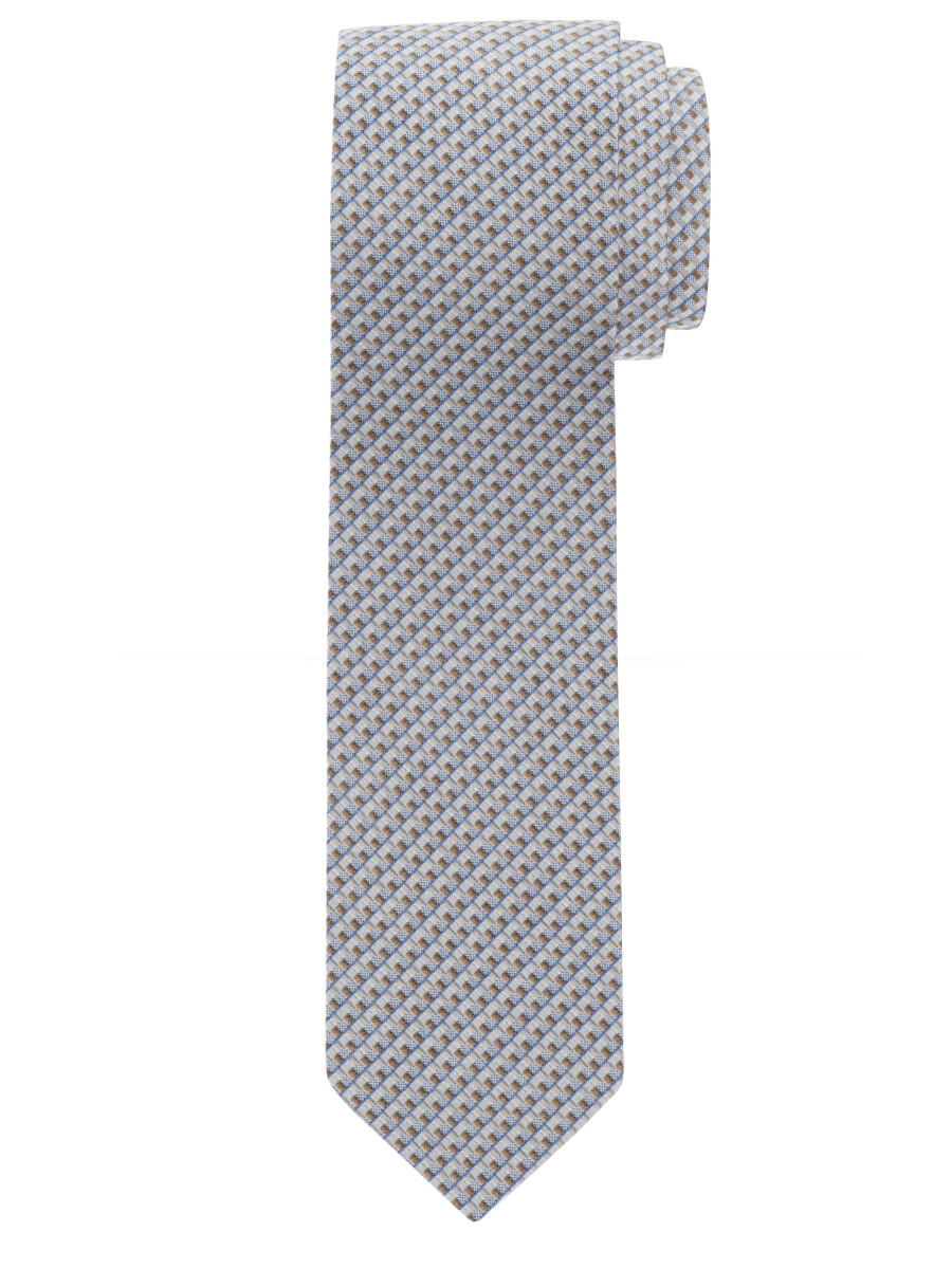 OLYMP - Krawatte slim 6,5 cm blau von OLYMP