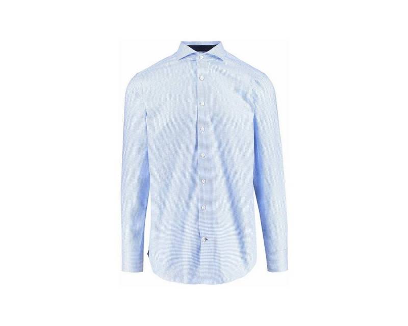 OLYMP Kurzarmhemd Langarm FreizeitHemd für Herren in blau (1-tlg., keine Angabe) von OLYMP