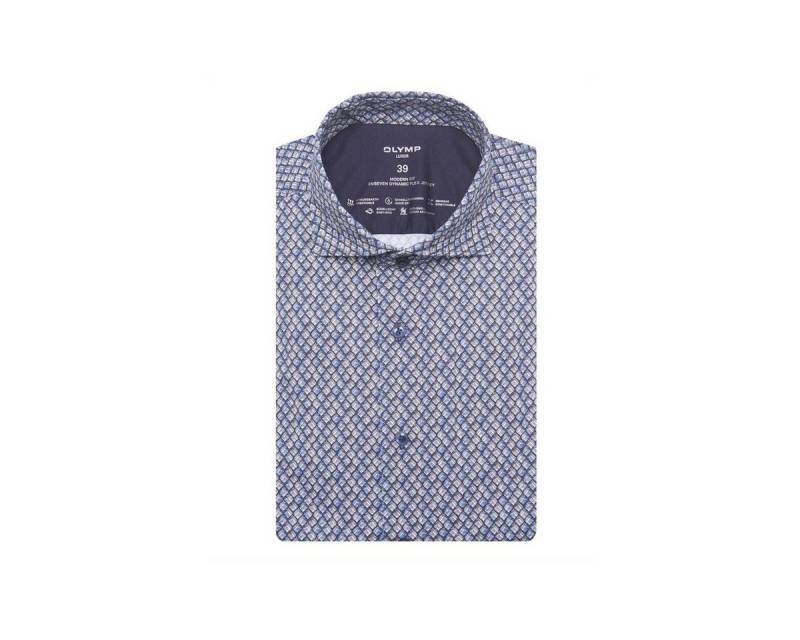 OLYMP Kurzarmhemd Langarm FreizeitHemd für Herren in marineblau (1-tlg., keine Angabe) von OLYMP