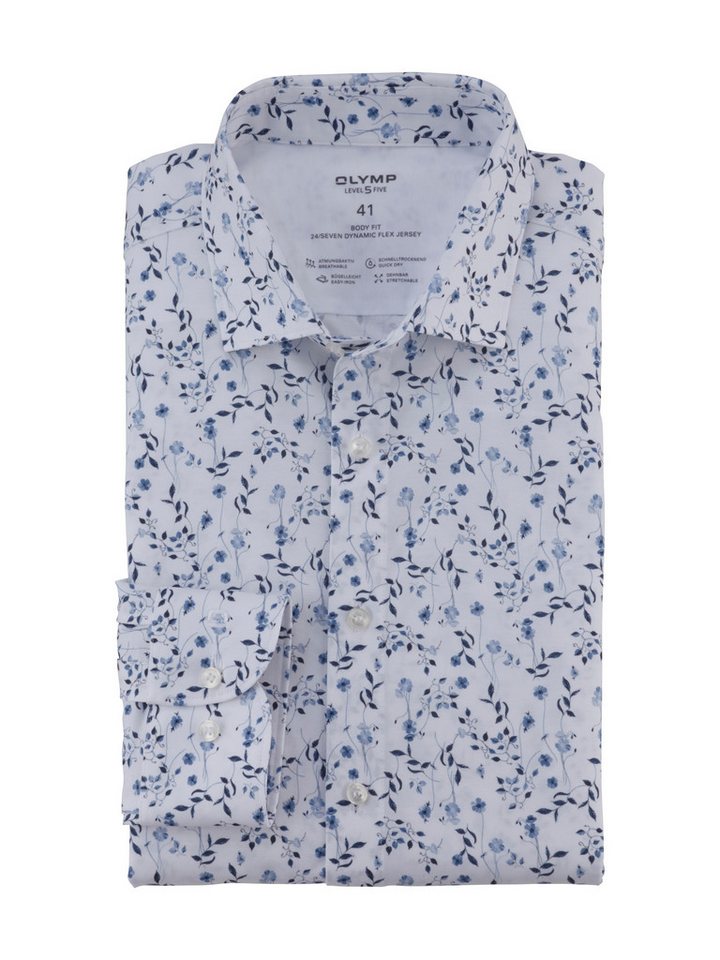 OLYMP Langarmhemd Hemd Level Five 24/ Seven - Body Fit von OLYMP