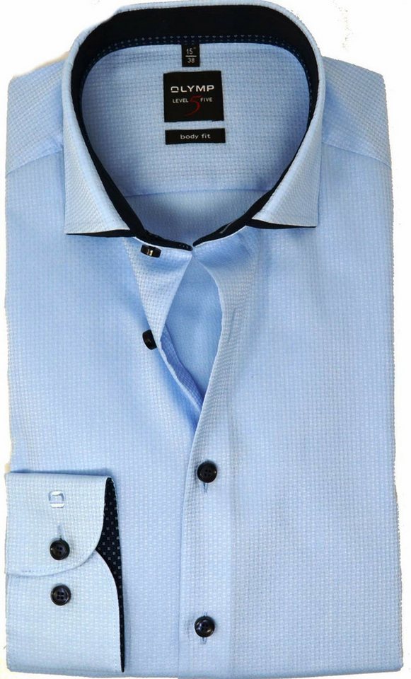 OLYMP Langarmhemd Langarm Business Hemd für Herren (1-tlg) von OLYMP