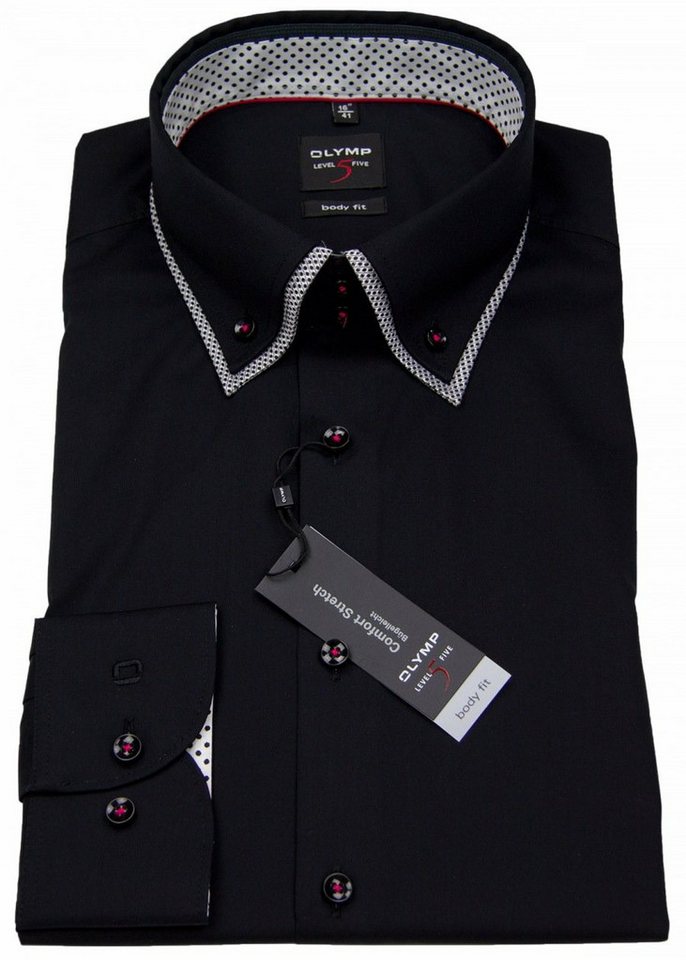 OLYMP Langarmhemd Langarm Business Hemd für Herren (1-tlg) von OLYMP