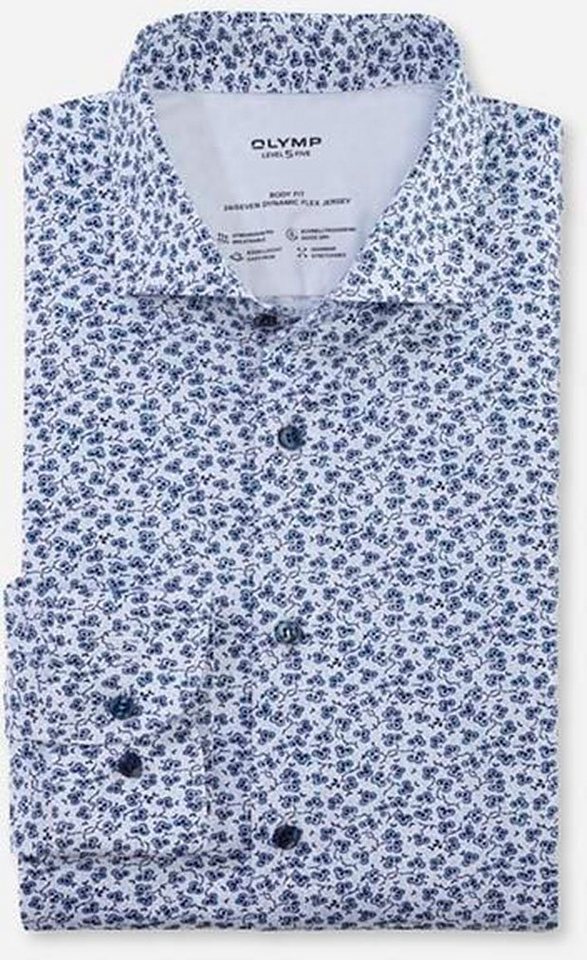 OLYMP Langarmhemd Level Five 24/Seven body fit von OLYMP