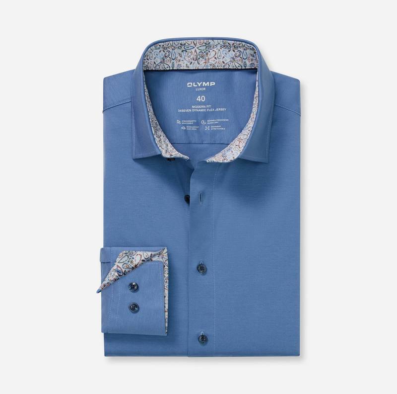 OLYMP Langarmhemd Luxor 24/Seven New Kentkragen, modern fit, Businesshemd, bügelleicht von OLYMP