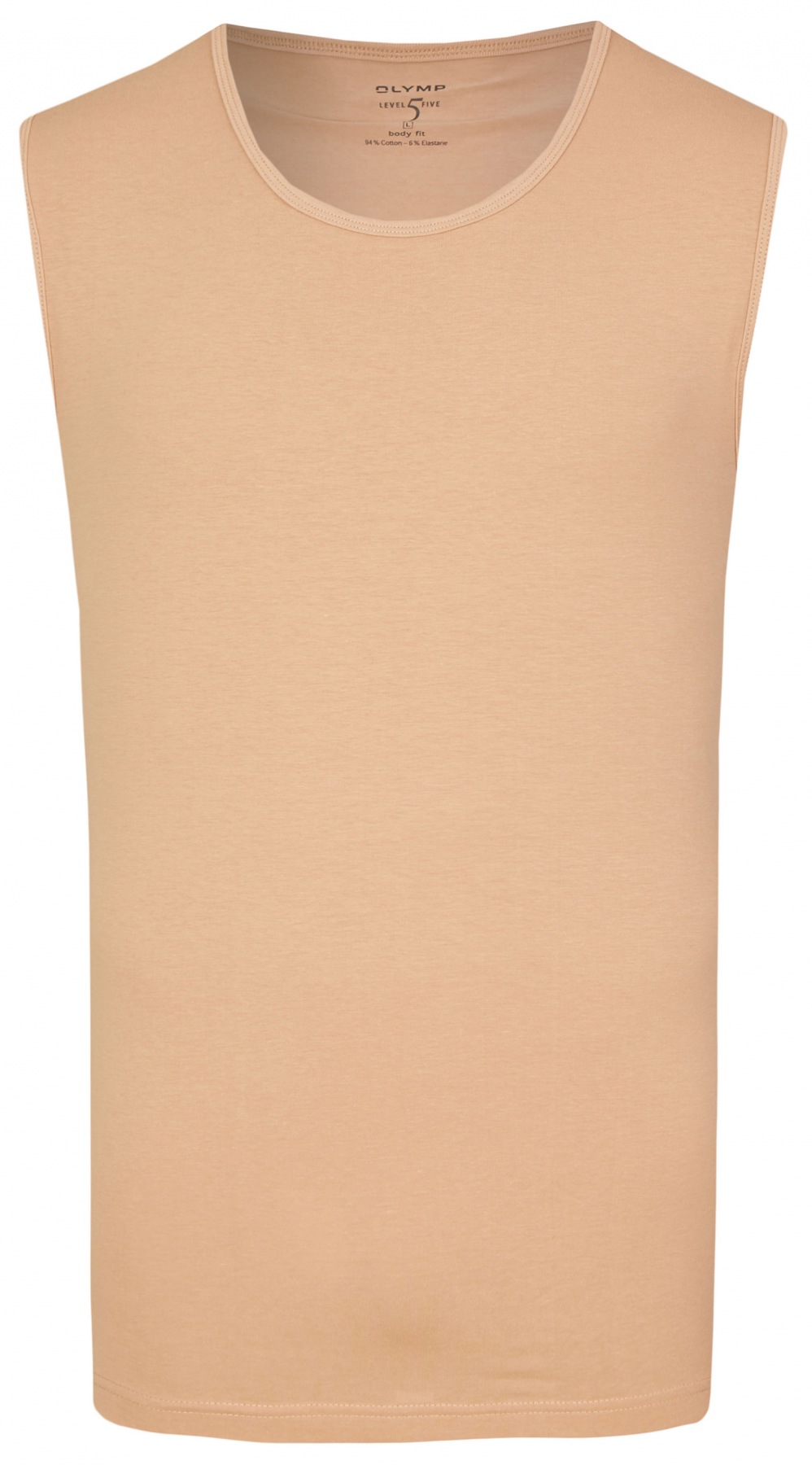 OLYMP - Level Five Body Fit - Tank Top - Rundhals - caramel von OLYMP