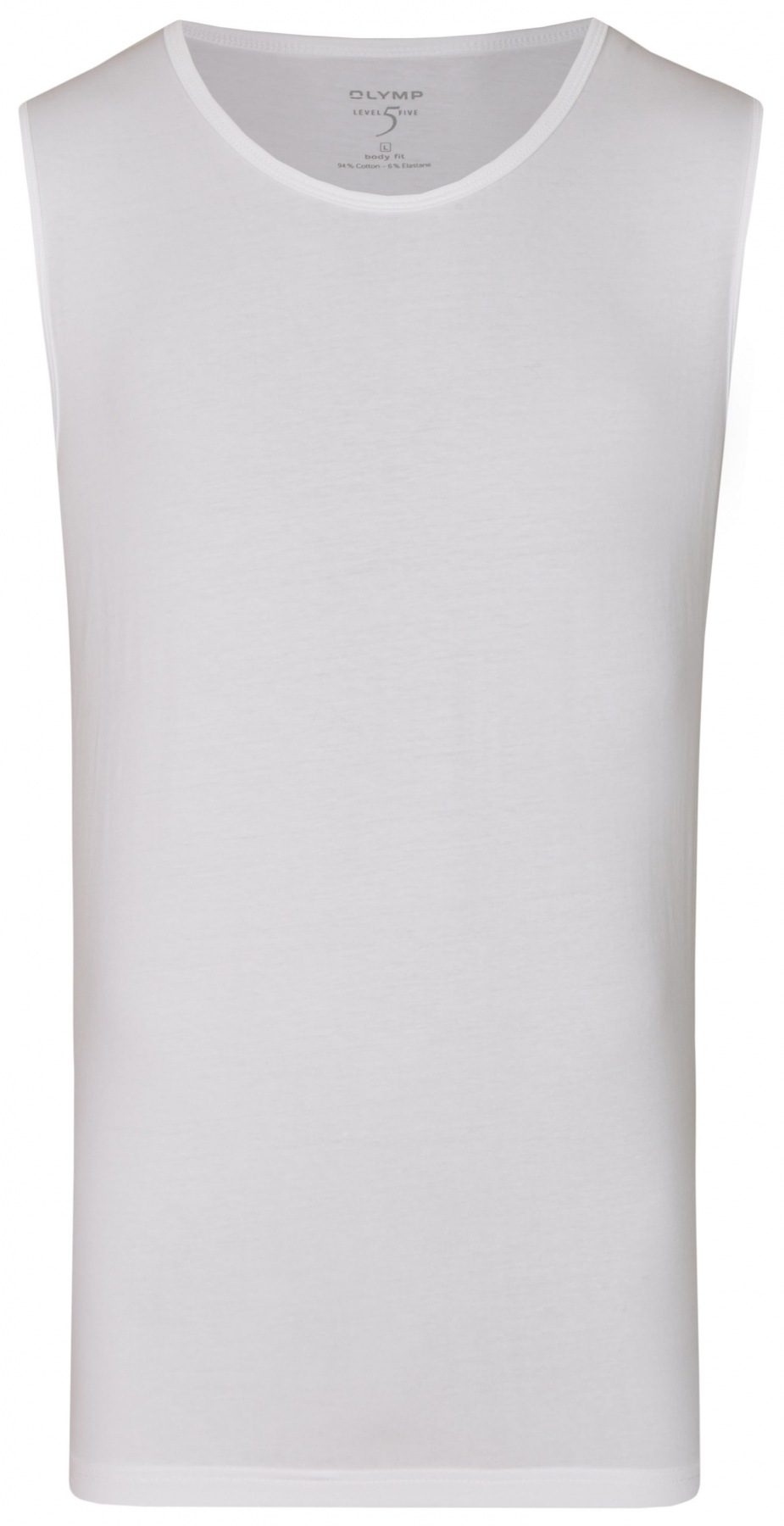 OLYMP - Level Five Body Fit - Tank Top - Rundhals - weiß von OLYMP