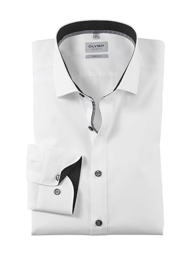 OLYMP Herren Businesshemd Langarm Level.Five.Body.fit,Einfarbig,Body fit,Royal Kent,anthrazit 67,43 von OLYMP