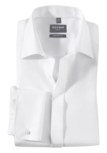 OLYMP Luxor Comfort fit Gala Hemd Langarm Popeline weiß Größe 40 OLYMP Luxor Comfort fit Gala Hemd Langarm Popeline weiß Größe 40 von OLYMP