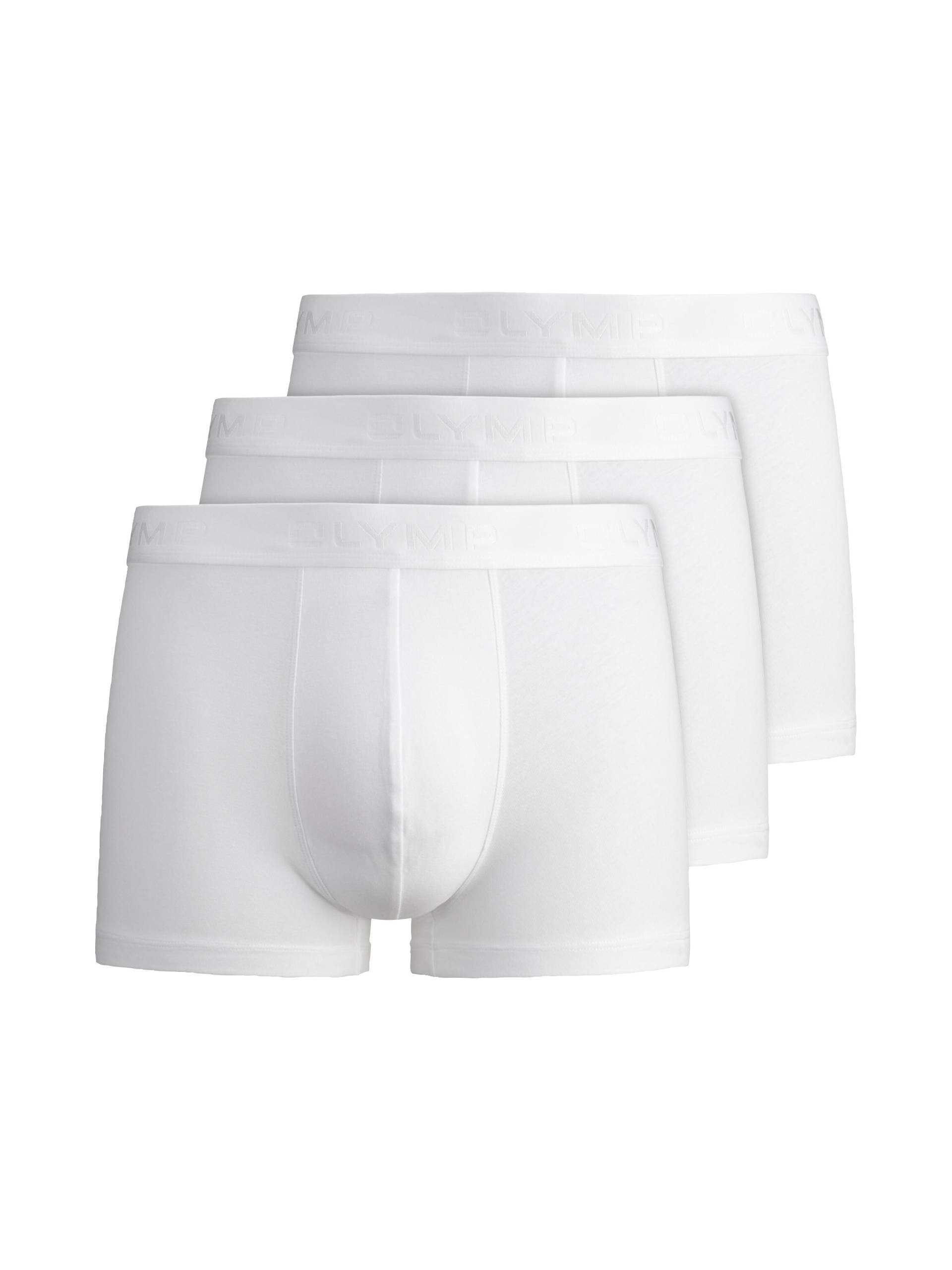 OLYMP - OLYMP Boxershorts (3er-Pack) weiß - Gr. - S von OLYMP