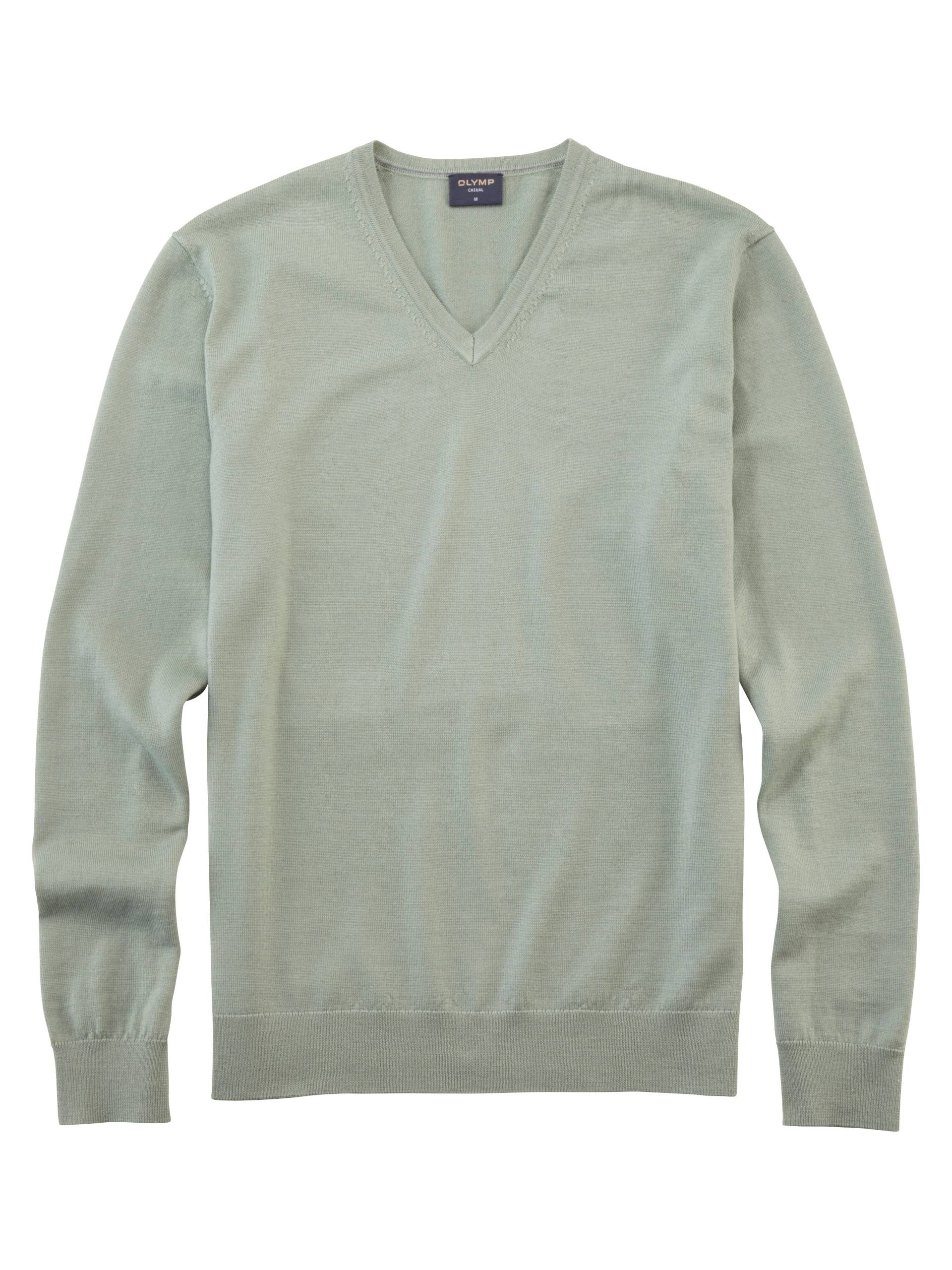 OLYMP - OLYMP Casual Strick grau-grün - Gr. - 3XL von OLYMP