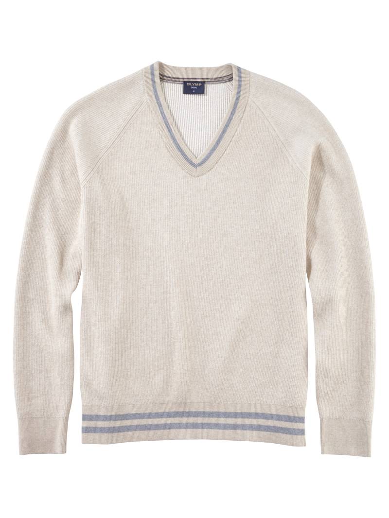 OLYMP - OLYMP Casual Strick hellbeige - Gr. - XXL von OLYMP