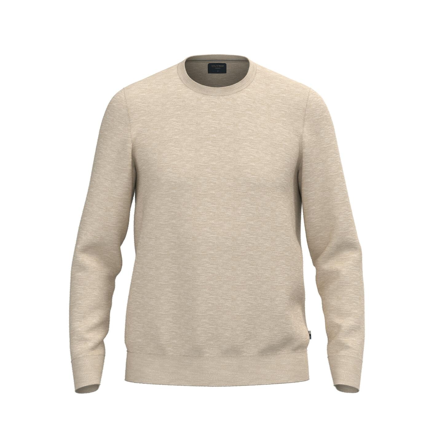 OLYMP - OLYMP Casual Strick hellbeige - Gr. - XXL von OLYMP