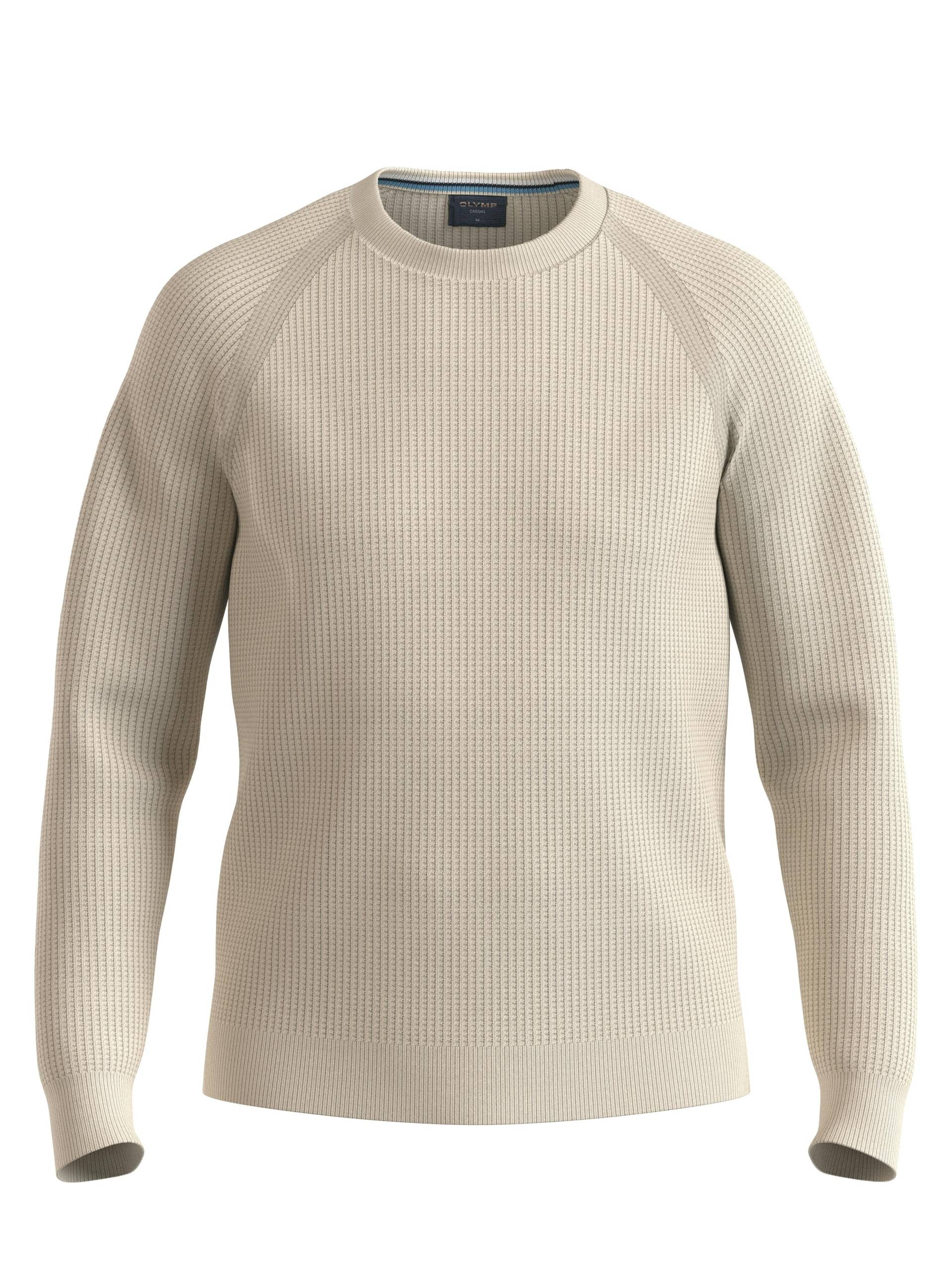 OLYMP - OLYMP Casual Strick hellbeige - Gr. - XXL von OLYMP