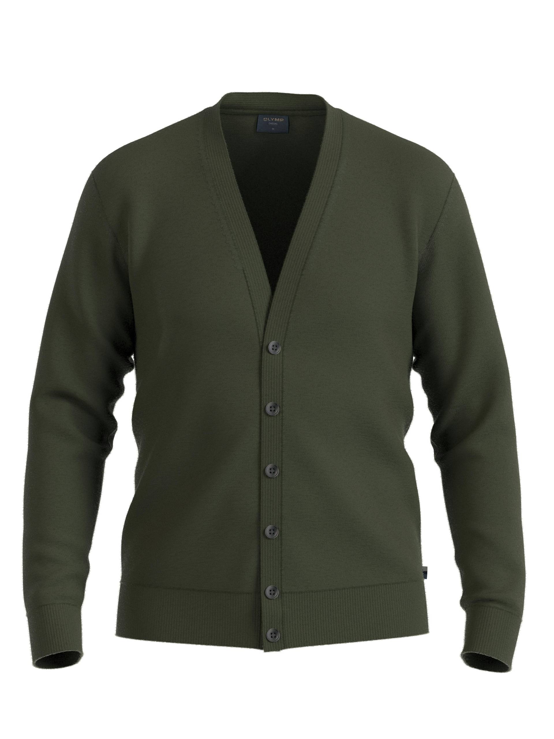 OLYMP - OLYMP Casual Strick oliv - Gr. - 3XL von OLYMP