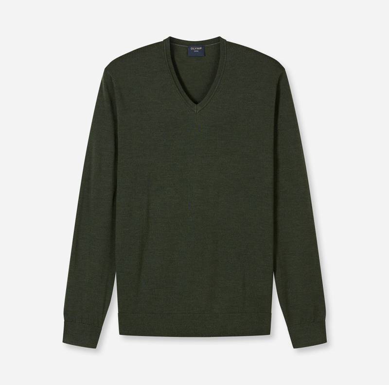 OLYMP - OLYMP Casual Strick oliv - Gr. - L von OLYMP