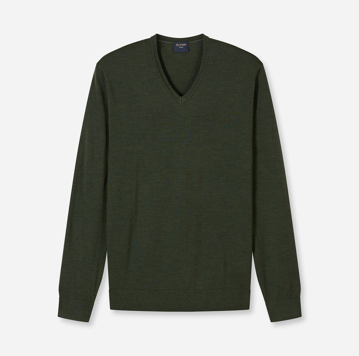 OLYMP - OLYMP Casual Strick oliv - Gr. - XL von OLYMP