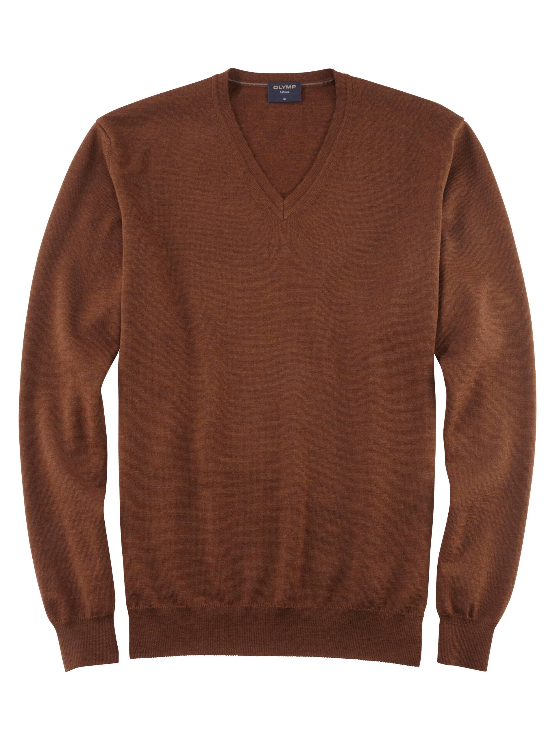 OLYMP - OLYMP Casual Strick rotbraun - Gr. - L von OLYMP