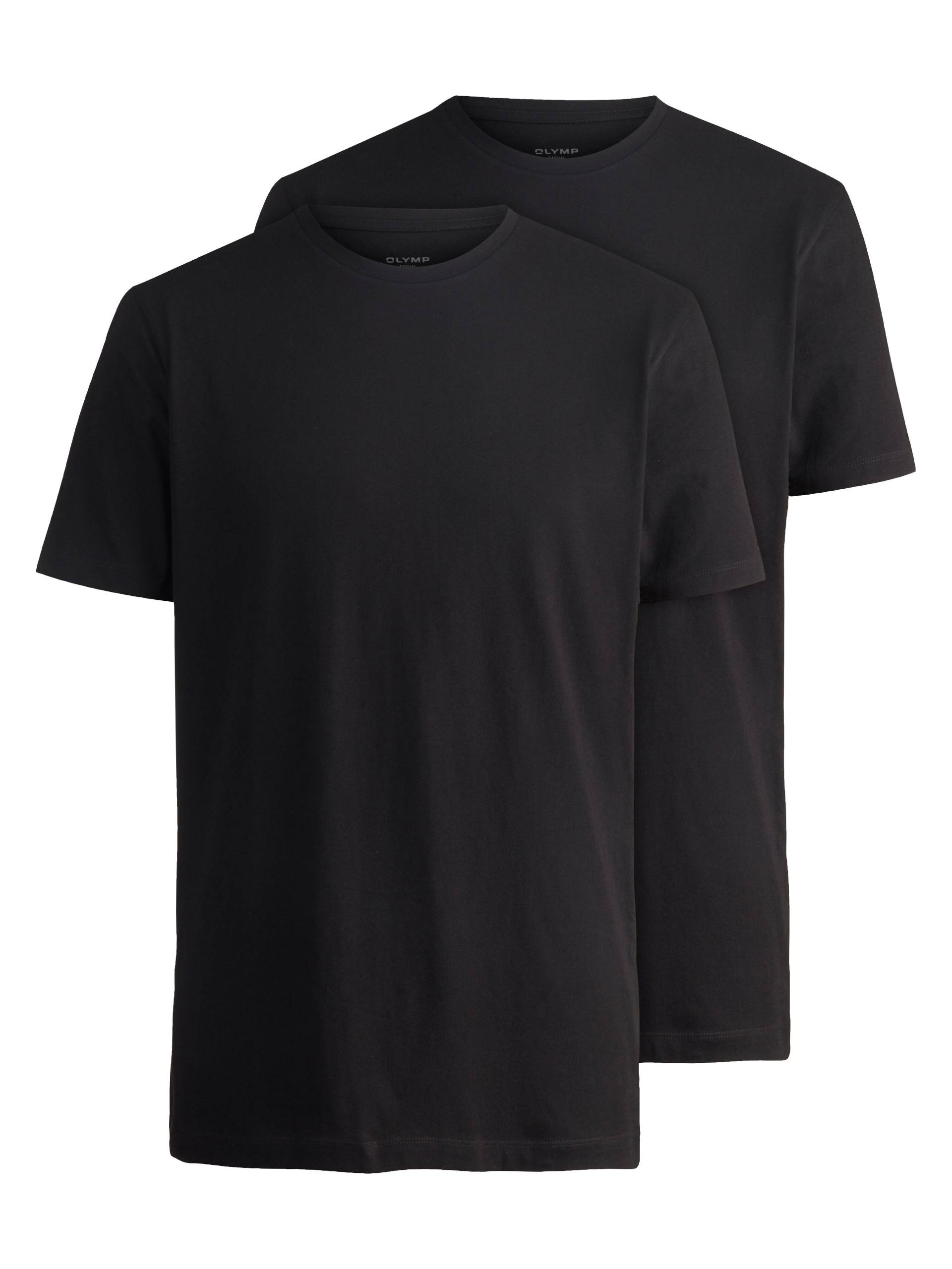 OLYMP - OLYMP Unterzieh-T-Shirts (2er-Pack) schwarz - Gr. - XXL von OLYMP