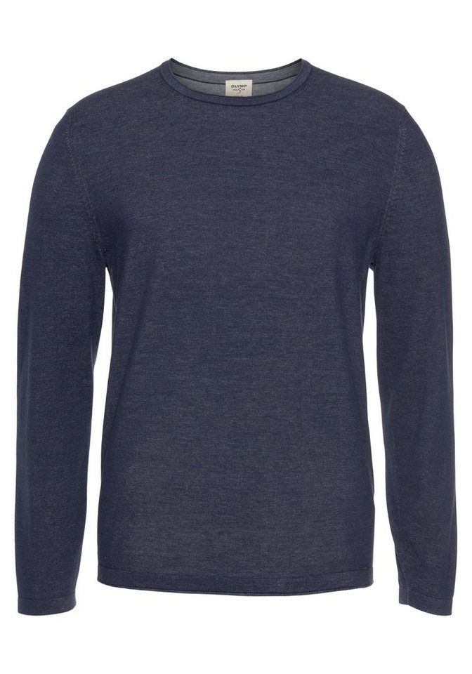 OLYMP Rundhalspullover OLYMP Strick Casual Crew Neck von OLYMP