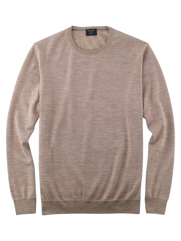 OLYMP Rundhalspullover OLYMP Strick Casual moderner Strickpullover von OLYMP