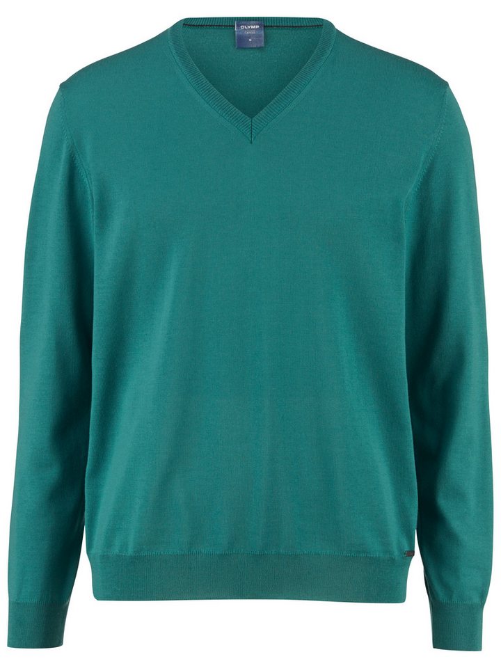 OLYMP V-Ausschnitt-Pullover OLYMP Strick Casual klassischer Strickpullover von OLYMP