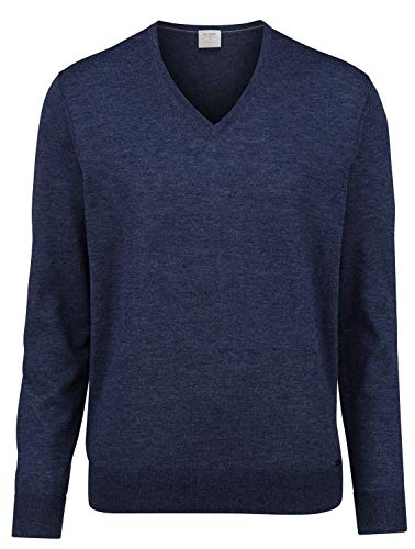 OLYMP Casual Stick Body fit Pullover V-Ausschnitt Navy Größe XXL von OLYMP