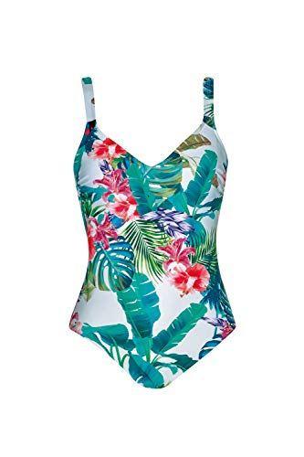 Olympia Damen Badeanzug Eden Summer mit Softschalen, Mehrfarbig (multicolor99), 38C von OLYMPIA