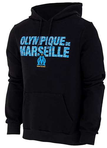 OLYMPIQUE DE MARSEILLE Kapuzenpullover Fan Om – Offizielle Kollektion für Herren – Größe XXL von OLYMPIQUE DE MARSEILLE