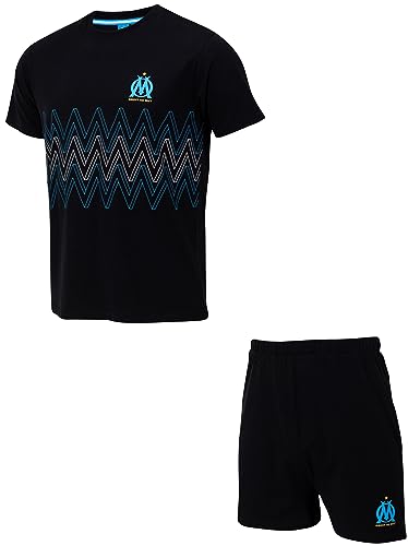 OLYMPIQUE DE MARSEILLE Pyjama, Pyjashort, offizielle Kollektion, Größe M von OLYMPIQUE DE MARSEILLE