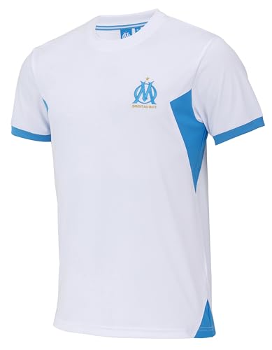 OLYMPIQUE DE MARSEILLE Herren Fußballtrikot OM - Offizielle Kollektion, Weiß, Größe XL von OLYMPIQUE DE MARSEILLE