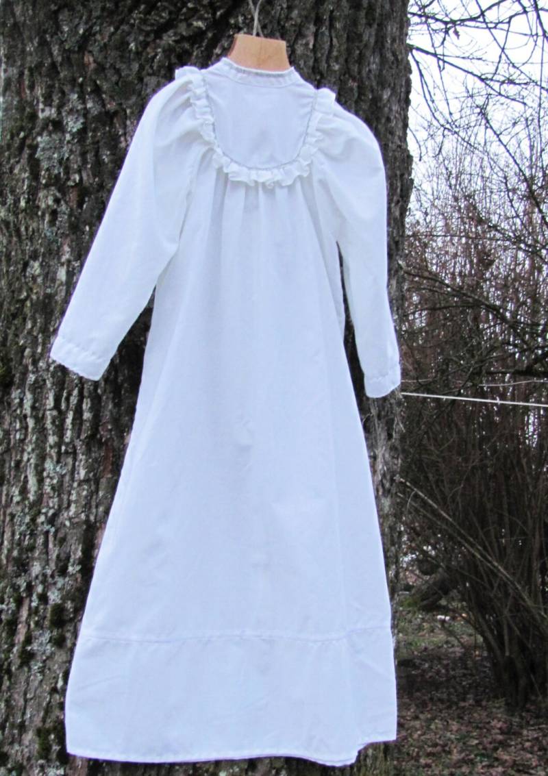 Vintage Weißes Taufkleid; Handgefertigtes Taufkleid von OLaLaVintage