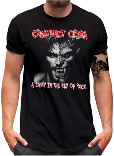 Creatures’ Opera T-Shirt | Herren | A Story in The Key of Rock | Schwarz, 3XL Creatures’ Opera T-Shirt | Herren | A Story in The Key of Rock | Schwarz, 3XL von OM3