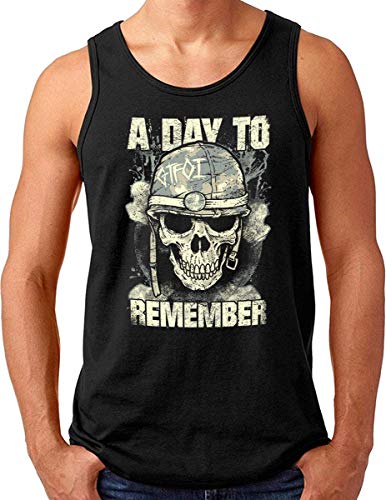 OM3® A Day to Remember Tank Top Shirt | Herren | ADTR Hardcore Rock Hardrock Metal | Schwarz, 4XL von OM3