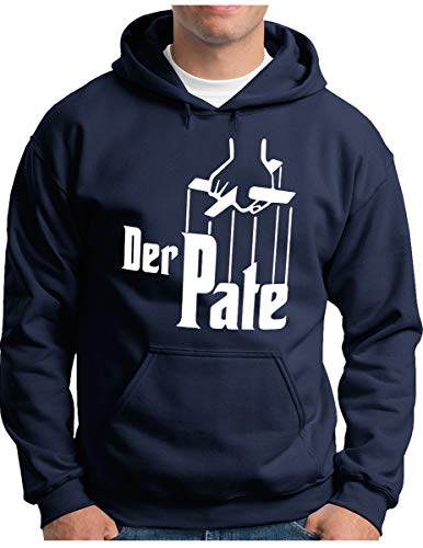 OM3® Der Pate Hoodie | Herren | The Godfather Mafia Iconic Movie | Kapuzen-Pullover Navy, XXL von OM3