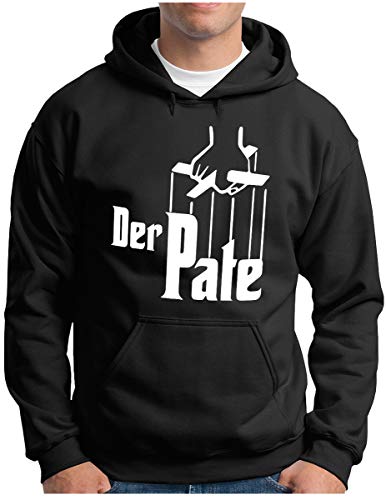 OM3® Der Pate Hoodie | Herren | The Godfather Mafia Iconic Movie | Kapuzen-Pullover Schwarz, XL von OM3