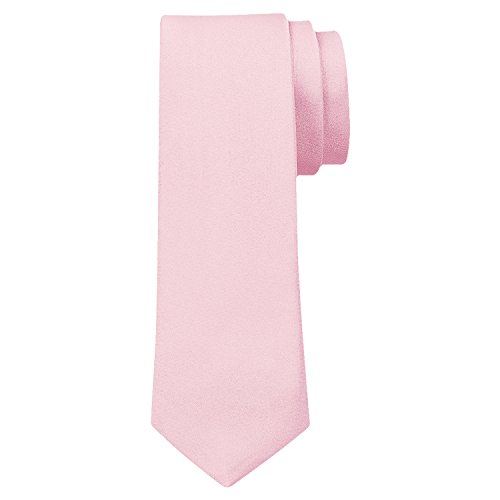 OM3® K-07 TRENDY SKINNY TIE/Modische schmale dünne Krawatte - ROSA - Party Business Schlips Handmade Smoking Anzug Unisex von OM3