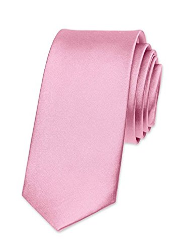 OM3® K-21 TRENDY SKINNY TIE/Modische schmale dünne Krawatte - ALTROSA - Party Business Schlips Handmade Smoking Anzug Unisex von OM3