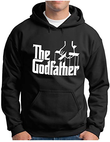 OM3® - The Godfather Hoodie - Herren - Mafia Trilogie Chicago New York USA Kult - Kapuzen-Pullover Schwarz, L von OM3