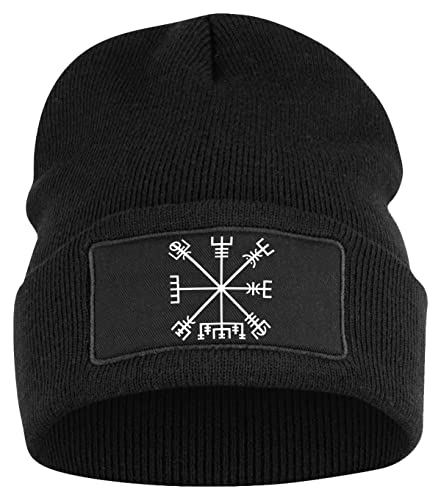 OM3 Beanie Mütze Wikinger Motive| Vegvisir | Strickmütze | Schwarz | Unisex OM3 Beanie Mütze Wikinger Motive| Vegvisir | Strickmütze | Schwarz | Unisex von OM3