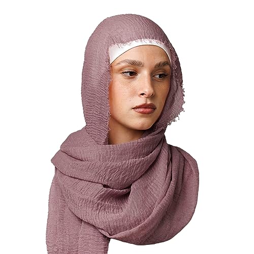 OMAIRA® Daily Crinkle Hijab (Mauve) von OMAIRA