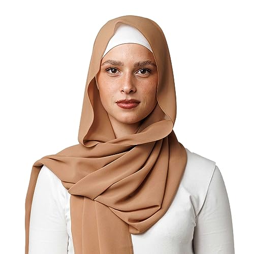 OMAIRA® Premium Hijab Chiffon (Mocha) von OMAIRA