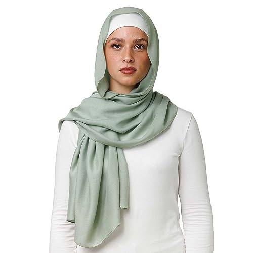 OMAIRA® Premium Hijab Modal (Salbeigrün) von OMAIRA