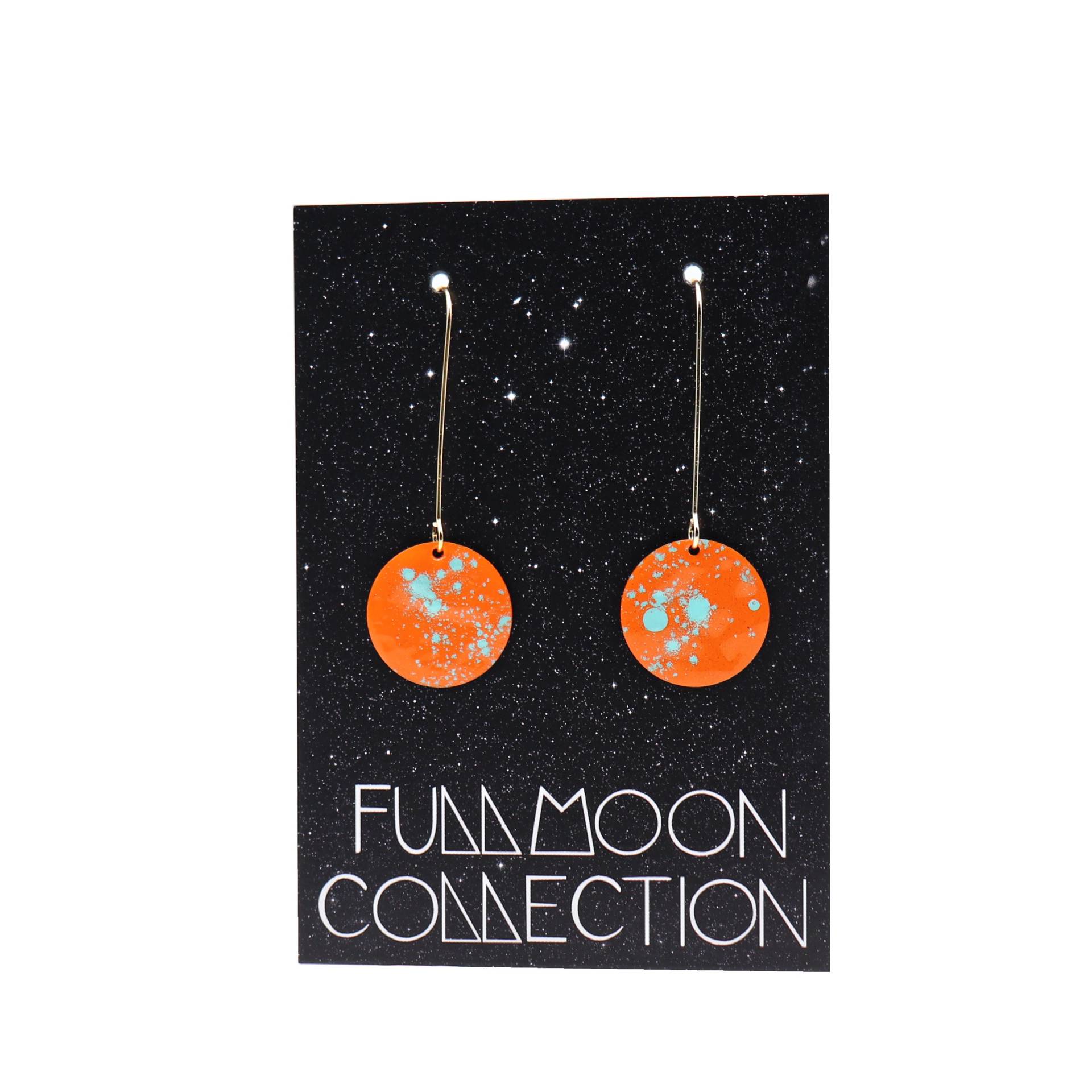 Full Moon Ohrhänger Orange Mint Full Moon Ohrhänger Orange Mint von OMAyeah