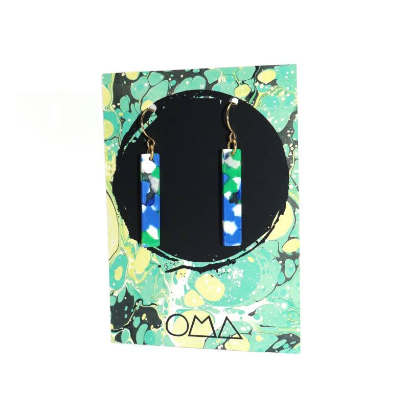 Ohrhänger Retro Bunt Mini Ohrhänger Retro Bunt Mini von OMAyeah