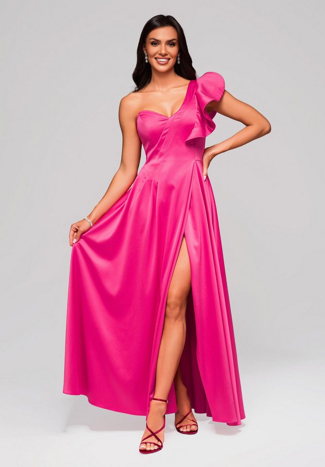 OMBRE Abendkleid Atemberaubendes Abendkleid mit asymmetrischem Design von OMBRE
