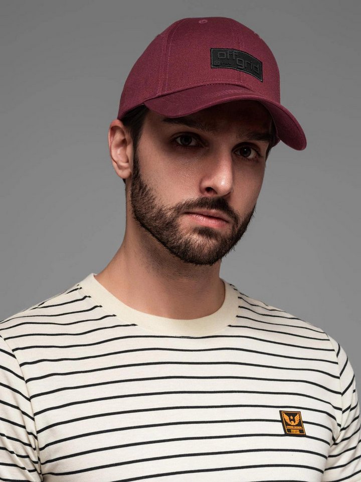 OMBRE Baseball Cap Herren- Baseballcap mit rechteckigem Aufnäher von OMBRE