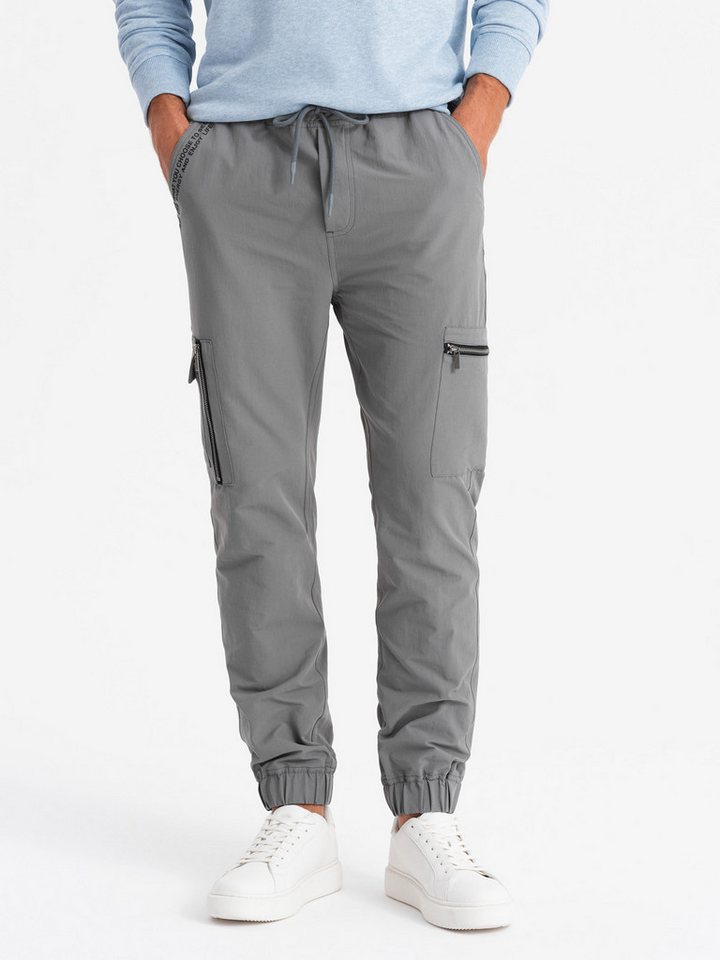 OMBRE Cargohose Herren-Jogginghose mit Cargotaschen von OMBRE